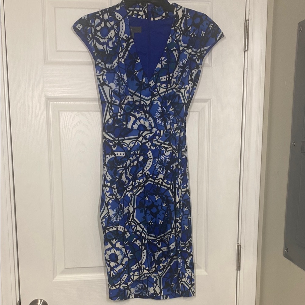 Donna Ricco Sheath wrap Dress